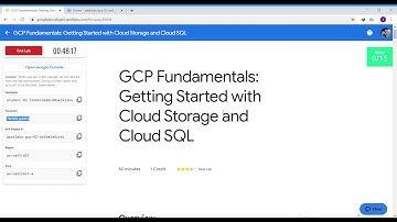 GCP Fundamentals: Getting Started with Cloud Storage and Cloud SQL