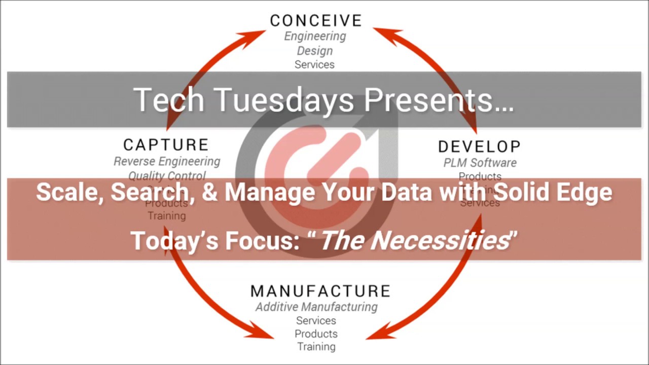 CAM Logic Tech Tuesdays - Solid Edge 2020 with Data Management - YouTube