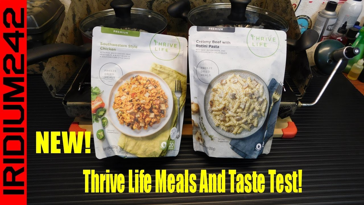 New Easy Prep Emergency Meals From Thrive Life! YouTube