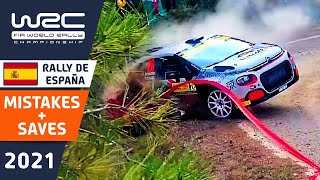 Rally Mistakes, Lucky Escapes and Epic Saves : WRC RallyRACC - Rally de España 2021