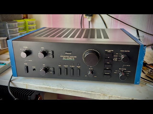 Sansui AU-D907X (634075564) Maintenance. Part 1 - YouTube