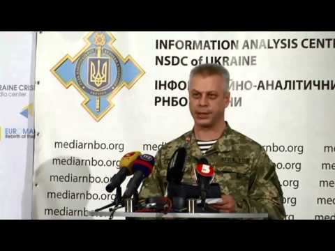 Andriy Lysenko. Ukraine Crisis Media Center, 14th of November 2014