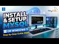 How to Install & Setup MySQL on Windows 11 (2026 Step-by-Step Guide)