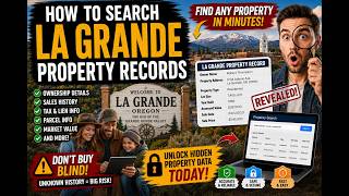 How to search La Grande property records