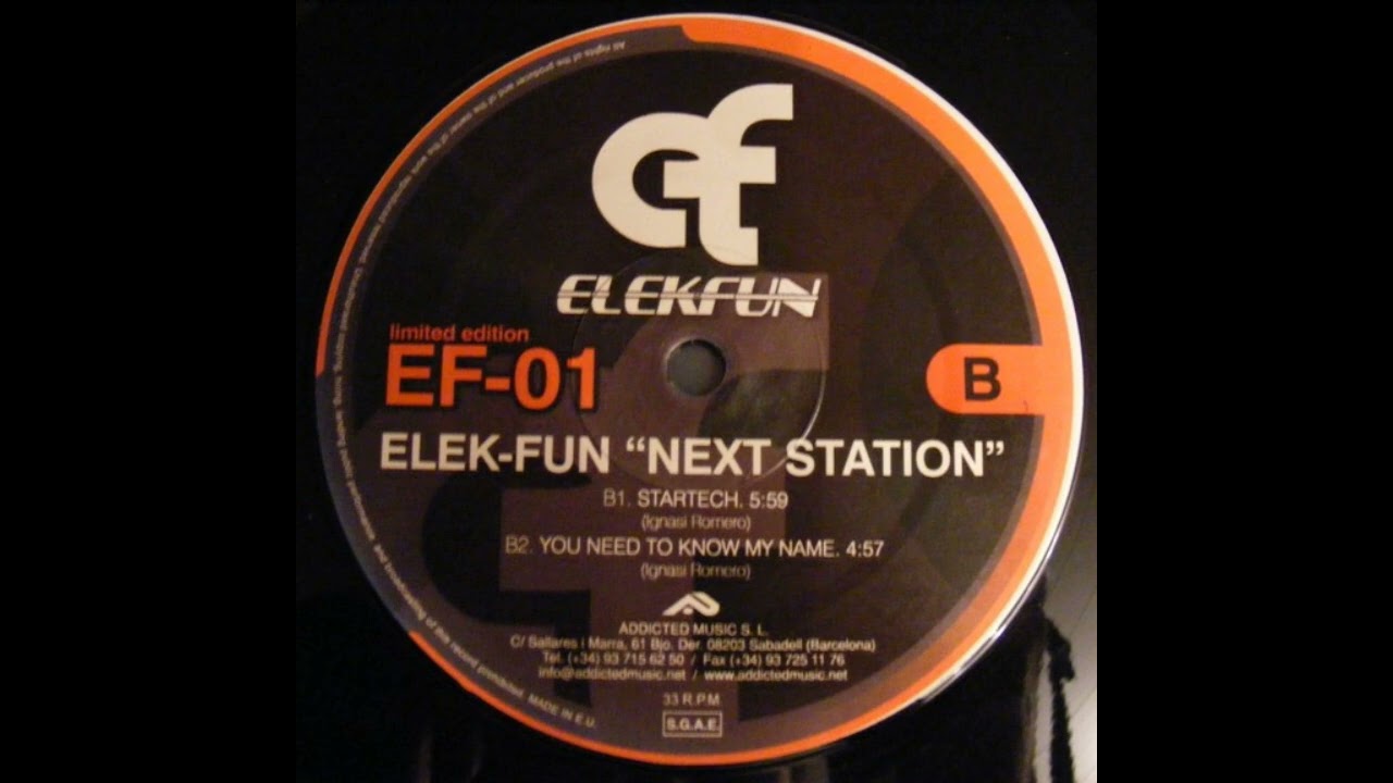 Elek-Fun – You Need To Know My Name (Elek-Fun Vocal Mix)
