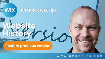 Restore a previous version of your Wix website