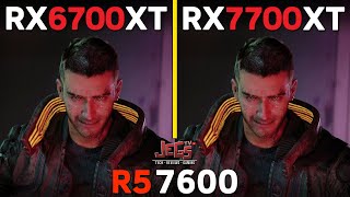 RX 6700 XT vs RX 7700 XT | Ryzen 5 7600 | Tested in 15 games