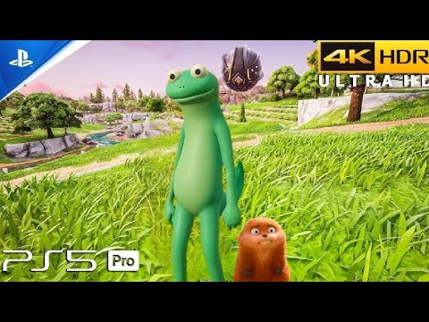 Fortnite [PS5 PRO] 120FPS 4K Gameplay | Tom Lizard Skin | Disney ...