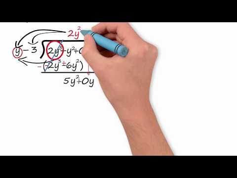 شرح قسمة كثيرات الحدود القسمة المطولة