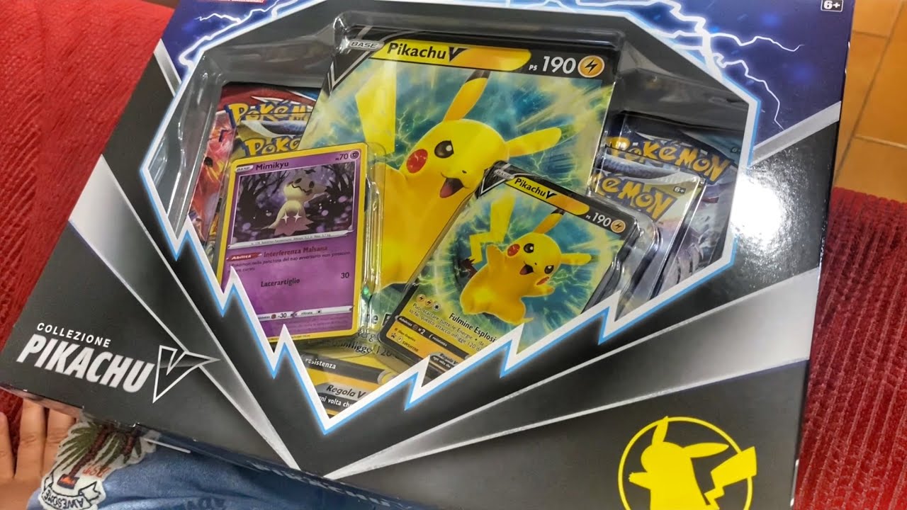 APRO LA COLLEZIONE POKEMON PIKACHU V CON MIMIKYU - YouTube