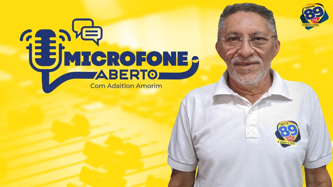 MICROFONE ABERTO 🎙 | 05-03-2026 | Com Adailton Amorim