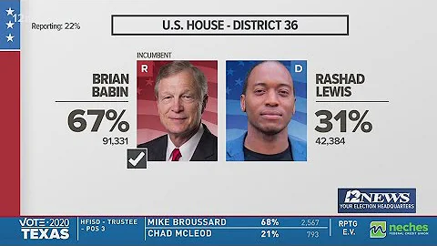 Incumbent Brian Babin wins Congressional District 36