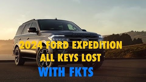 2024 Ford Expedition All keys lost programming in USA 🇺🇸 
