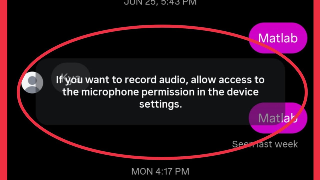 Fix If you want to record audio, allow access to the microphone permission in Instagram 
