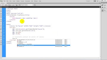 How to Use Canvas Rotate Tranform in HTML5 JavaScript