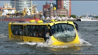 Необычный автобус-амфибия в Роттердаме. (Rotterdam)