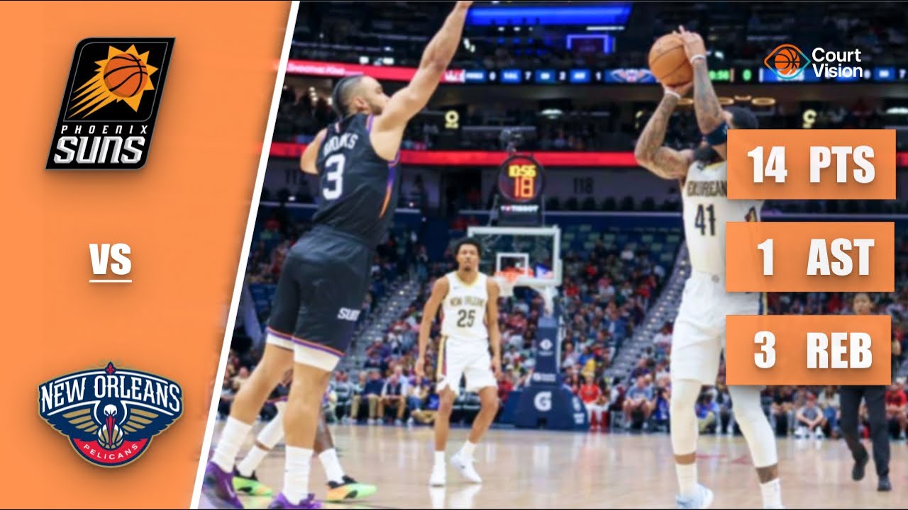 Dillon Brooks - 14 Points, 1 Assist, 3 Rebounds vs Pelicans - 2025-26 Regular Season