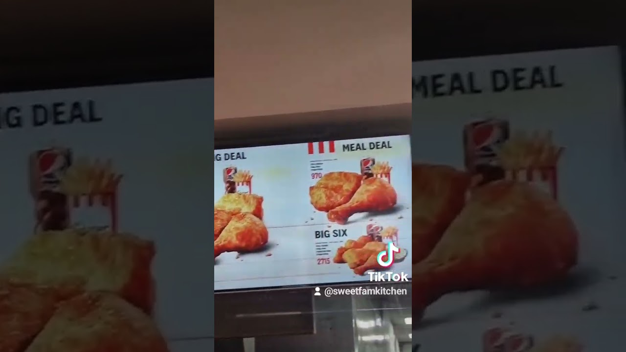 JAMAICA KFC MENU