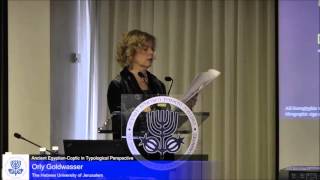 The Significance of Typologists' Bird's-Eye View of Egyptian-Coptic | Orly Goldwasser