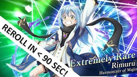 Slime: Isekai Memories FASTEST REROLL GUIDE (less than 90 sec)