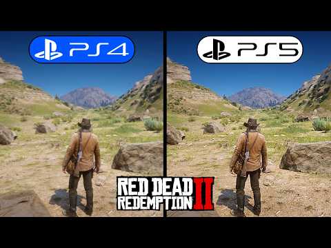 Red Dead Redemption 2 - PS4 vs PS5 | Graphics & FPS - Comparison | 4K