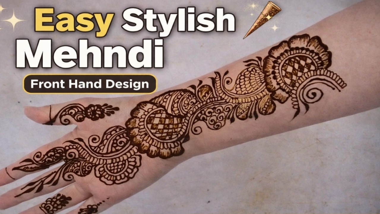 Simple mehndi designs Eid mehndi design #viralvideo