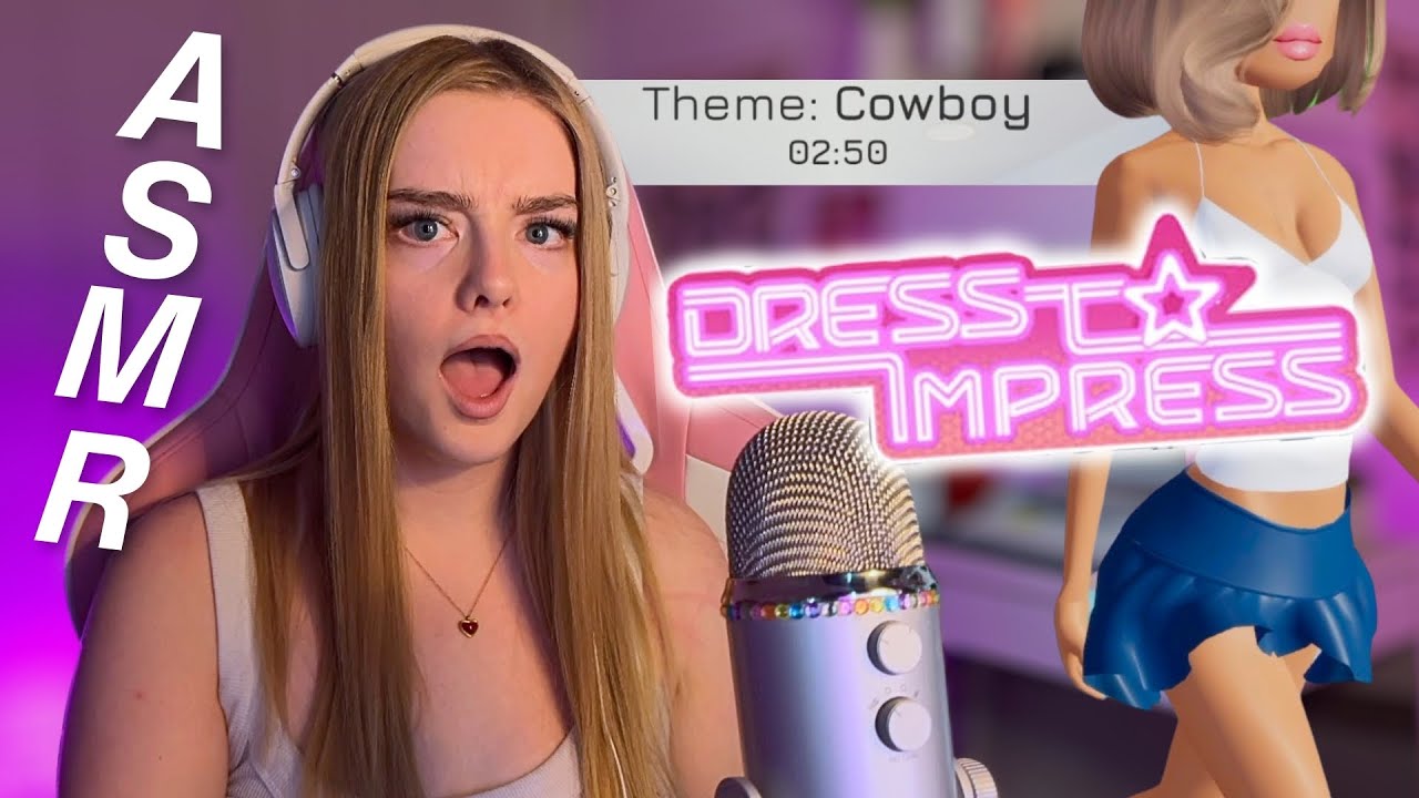 ASMR lets play more ROBLOX dress to impress 💫 in my VIP era!!