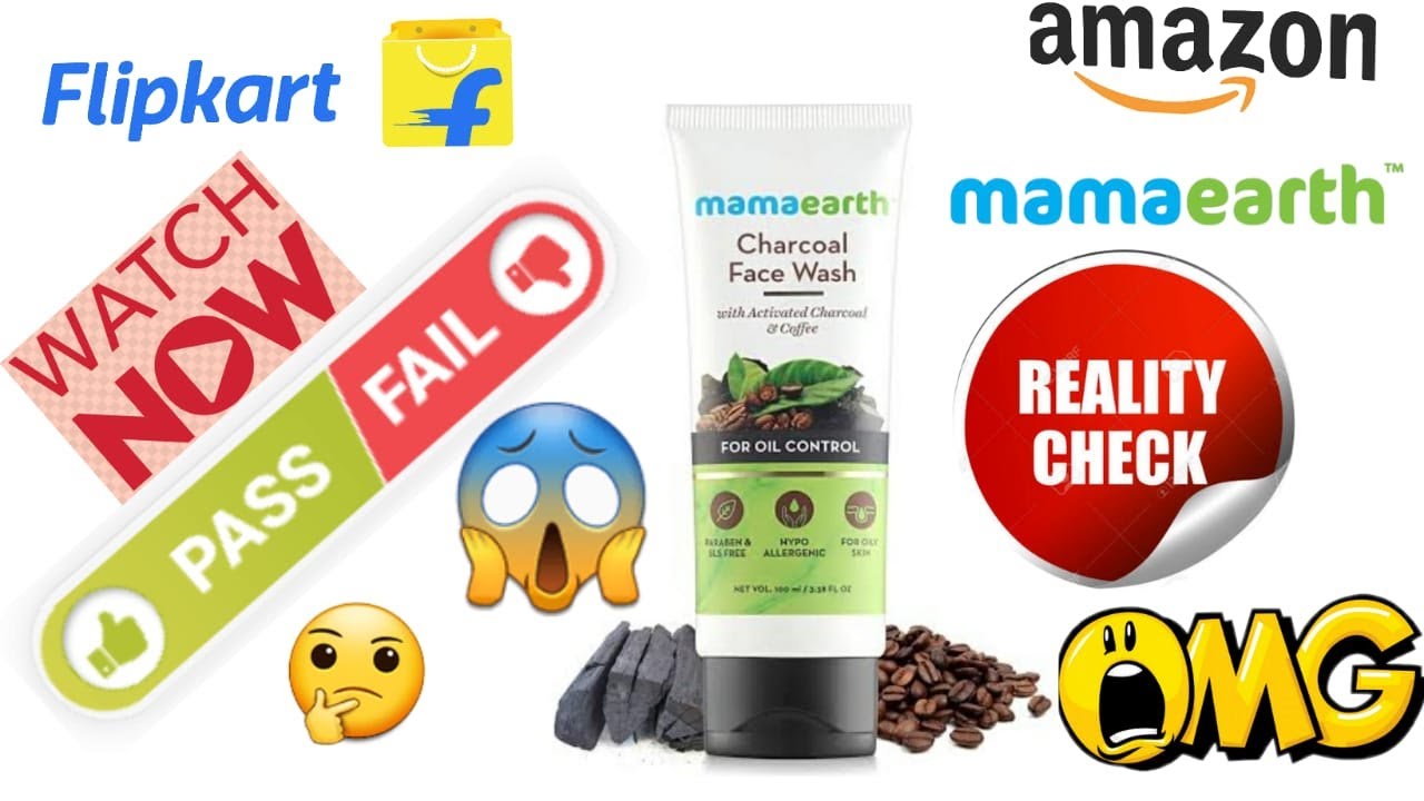 mamaearth charcoal face wash flipkart