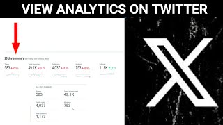 How To View Analytics On Twitter