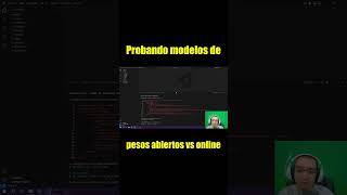 IA 🤯 Probando modelo de PESOS ABIERTOS vs ONLINE