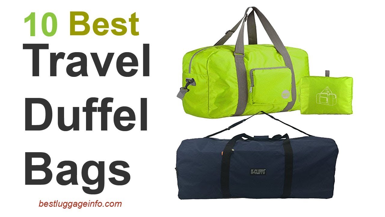 Best Travel Duffel Bags | Ten Best Carry On Cute Cheap Travel Duffle Bags. - YouTube