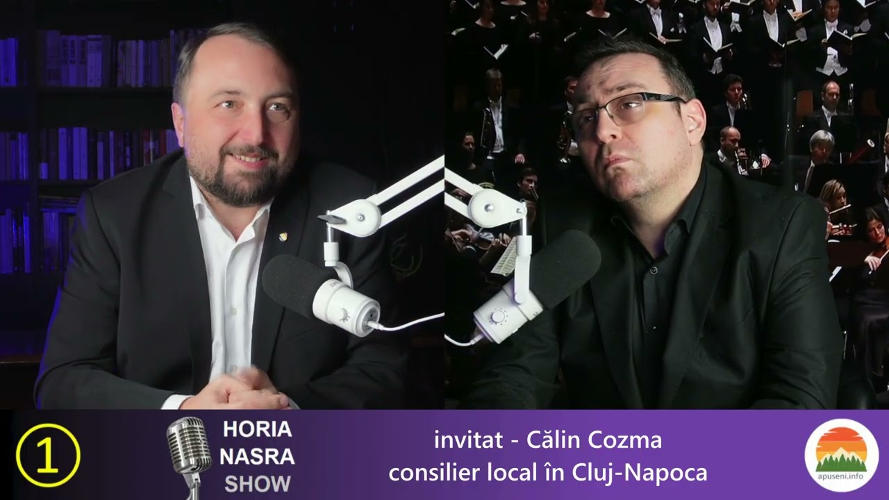 Consilierul local Călin Cozma, într-o discuție cu Horia Nasra despre Cluj și proiectele Clujului