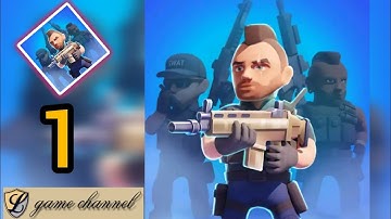 SWAT : Squad Tactics Gameplay Walkthrough Part 1  - Android & ios Gameplay