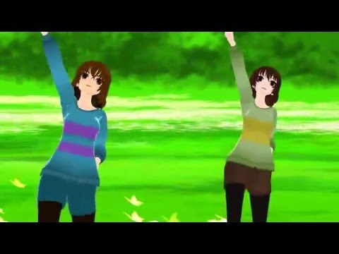 [MMD][Undertale] Happy Synthesizer - Frisk & Chara