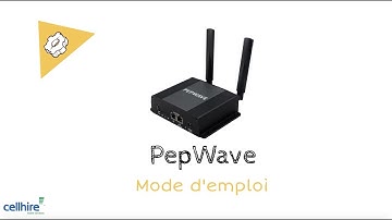 Pepwave, mode d