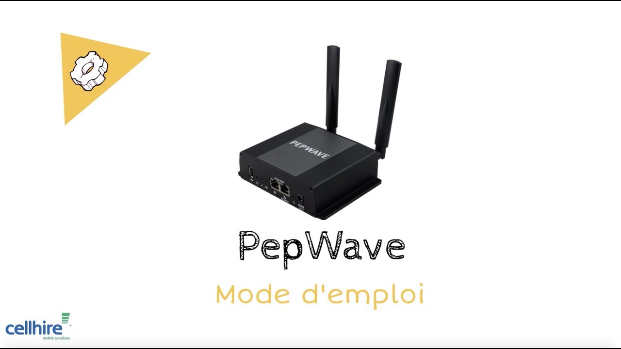Pepwave Menu Pepwave, mode d'emploi - YouTube