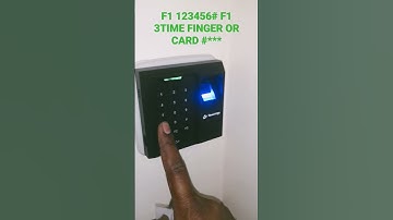 S-B4CB SECUREYE ACCESS CONTROL | THUMB CARD ENROLLMENT PROCESS | SECUREYE #shortvideo #cctv #vlog