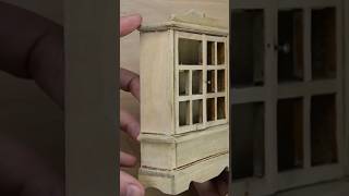 bleaching a cabinet for my dollhouse #howto #tutorial #furnitureflip #makeover #diy #craft #mini
