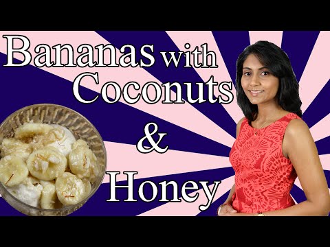Bananas with Coconut and Honey