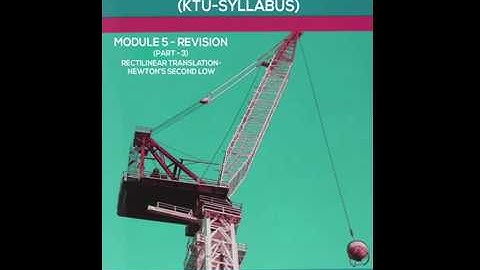 ENGINEERING MECHANICS (KTU SYLLABUS) MODULE 5 REVISION PART 3