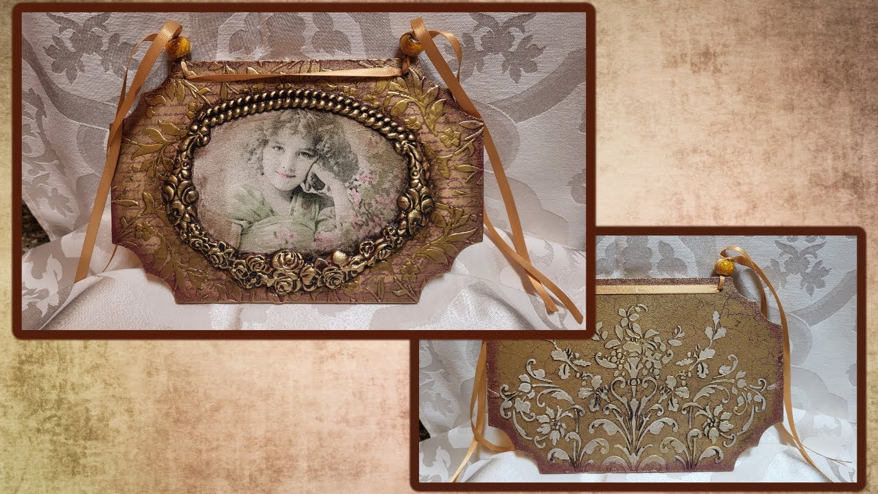 Wall Decoration Idea, Decoupage with Napkins and Wrapping Paper, Tutorial