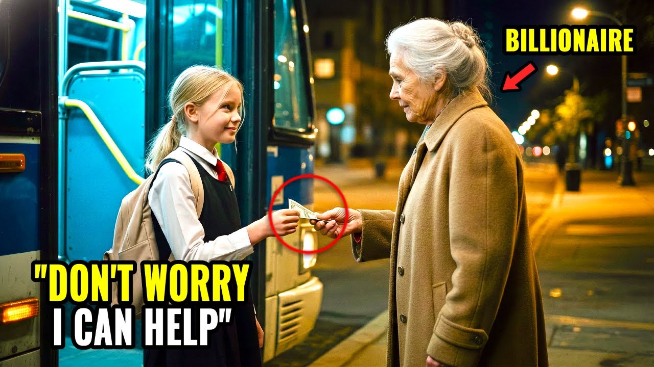 Maid's Daughter Paid Bus Fare for an Old Lady, Unaware She's a Billionaire—Her Response Shocked All