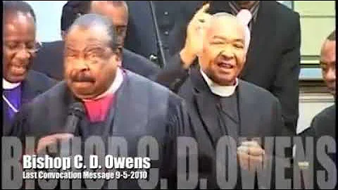 Bishop Chandler David Owens Last Convocation Messa...
