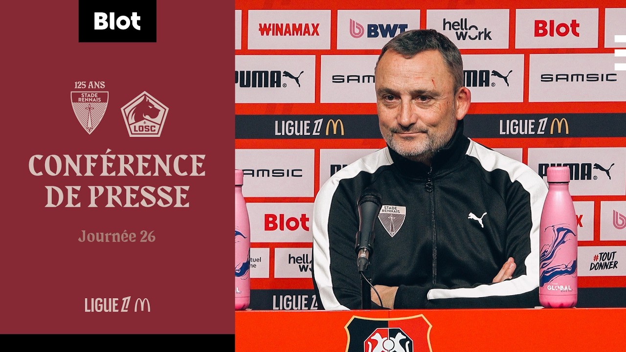 📽🎙 J26 | Conférence de presse avant SRFC / LOSC