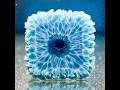 Brilliant blue larimar in epoxy resin #resinart #epoxyresin