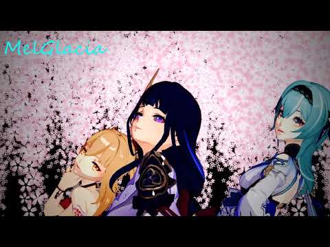 [原神MMD] 原神ガールズでMaskedBitch