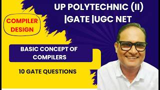 Compiler Design Basic Concepts & 10 Solved GATE PYQs |Phases, Tokenization & More! #gatemcqs #ugcnet