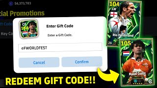 New eFootball 2026 Gift Code LEAKED 😱 eFootball 2026™ 😍