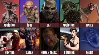 Comparison Demogorgon Vs Pumpkinhead Vs The Djinn Vs Xenomorph Vs Quiet Place Monster