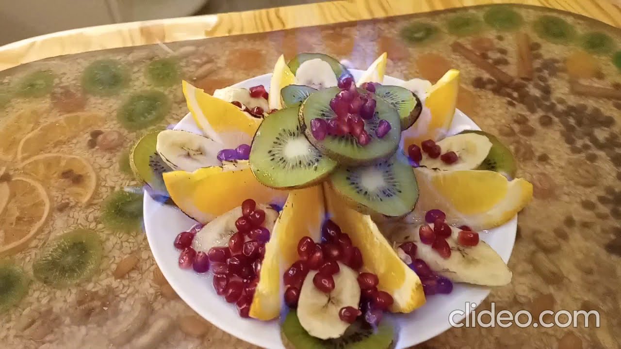 Фрукты Фламбе -  экзотическая кухня